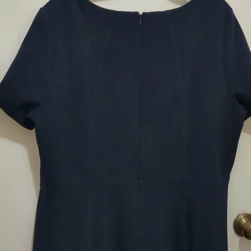 Talbots Navy Blue Dress Size 2X - Picture 5 of 6